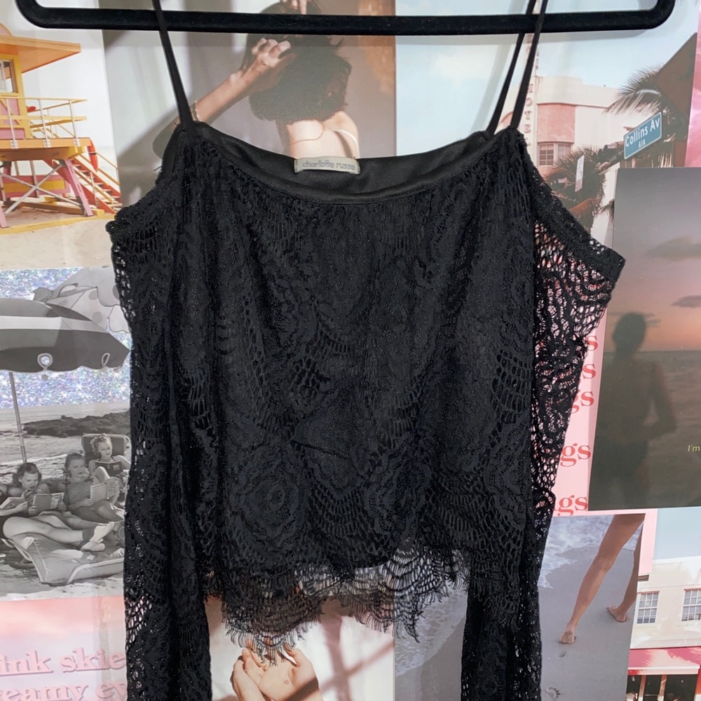 Charlotte Russe off the shoulder top